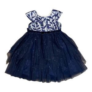 Jona Michelle navy blue sparkly party dress